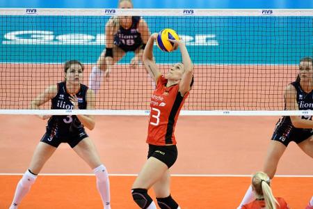 Volleyballerinnen verabschieden sich ohne Heimsieg aus der Nations League Volleyballerinnen verabschieden sich ohne Heimsieg aus der Nations League