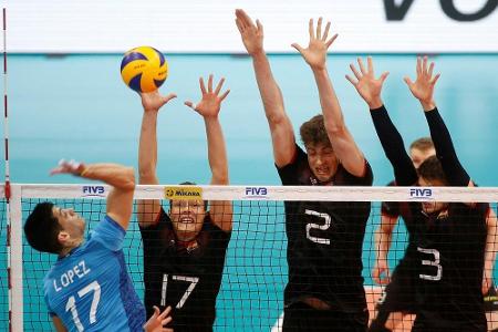 3:1 gegen Argentinien: Volleyballer feiern ersten Heimsieg 3:1 gegen Argentinien: Volleyballer feiern ersten Heimsieg