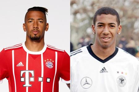 Zwei Schnappschüsse, die viele Erfolge und Trophäen trennen.