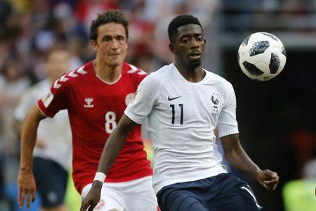 Erstes 0:0 der WM hilft Frankreich und Dänemark weiter Erstes 0:0 der WM hilft Frankreich und Dänemark weiter