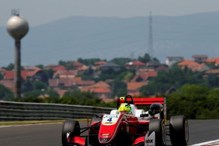 Knapp am Podium vorbei: Mick Schumacher in Ungarn Vierter Knapp am Podium vorbei: Mick Schumacher in Ungarn Vierter