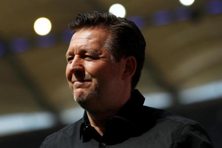 Obwohl der erste Abstieg der Vereinsgeschichte drohte, wirkte Hamburgs Trainer Christian Titz erstaunlich gelassen. (12.05.2...