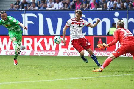 Ausgerechnet Josip Drmic, der einst ein halbes Jahr für den HSV gespielt hatte, traf nach 28 Minuten zum Ausgleich. Ein Tief...