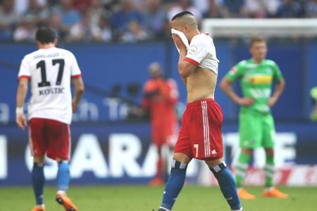 Als Angreifer Bobby Wood dann mit Gelb-Rot vom Platz flog, schwand der Glaube beim HSV, sich doch noch retten zu können. Par...