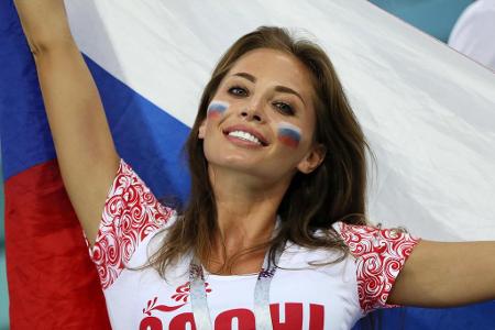 Dieser russische Fan ist auch im Moment der Niederlage immer noch bildhübsch