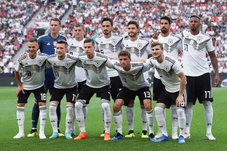 <p>Zum WM-Auftakt spielt 'Die Mannschaft' gegen Mexiko. Nach den letzten Testspielen gegen Österreich und Saudi-Arabien hat ...