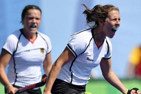 Hockey-Frauen gewinnen auch zweiten Test beim WM-Gastgeber Hockey-Frauen gewinnen auch zweiten Test beim WM-Gastgeber