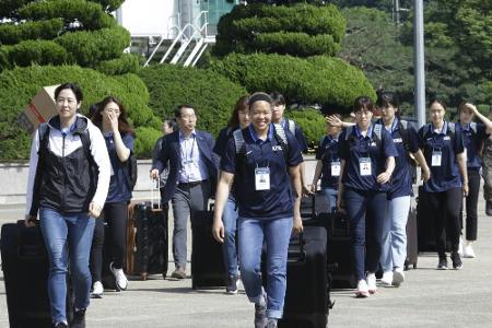Basketball-Diplomatie: Südkoreas Nationalteams spielen in Pjöngjang