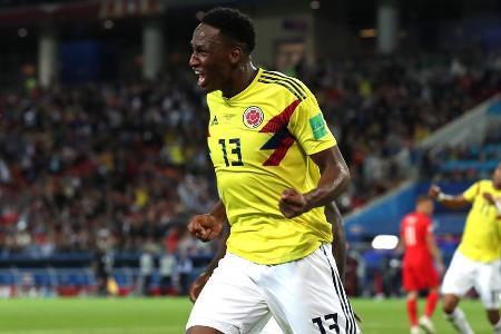 Mina bestritt zwar nur drei der vier WM-Spiele Kolumbiens, setzte dabei aber eine Bestmarke. Der Barca-Verteidiger erzielte ...