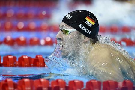 Schwimm-DM: Koch im Finale über 100 m Brust - Klenz zur EM