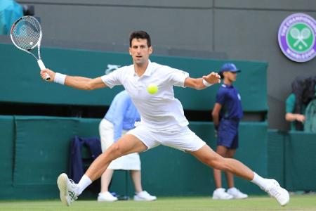 Auch Djokovic im Viertelfinale von Wimbledon Auch Djokovic im Viertelfinale von Wimbledon