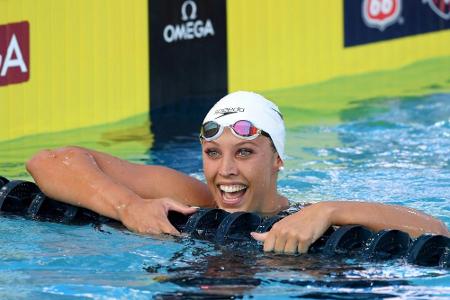 US-Schwimmerin Baker bricht Weltrekord über 100 m Rücken US-Schwimmerin Baker bricht Weltrekord über 100 m Rücken