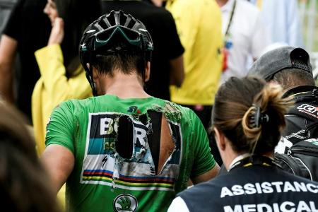 Tour de France: Weltmeister Sagan droht nach Sturz das Aus