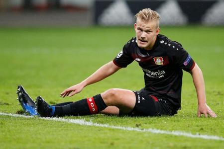 Monatelange Zwangspause für Bayer-Stürmer Pohjanpalo Monatelange Zwangspause für Bayer-Stürmer Pohjanpalo