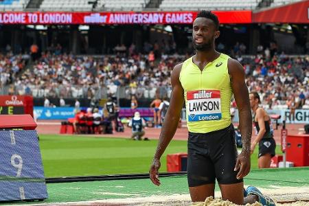 Doping: WM-Zweiter Lawson suspendiert Doping: WM-Zweiter Lawson suspendiert