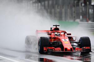 Regen-Training in Italien: Defekt stoppt Vettel - Perez Schnellster