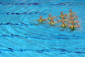 Schwimm-EM: Synchron-Team in der Freien Kombination auf Platz acht
