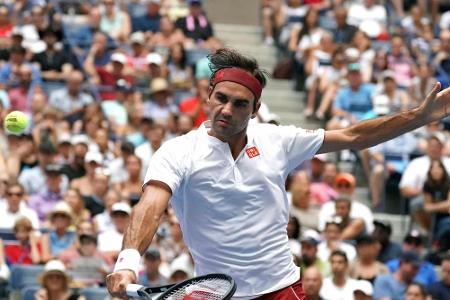 US Open: Federer ohne Satzverlust in der dritten Runde