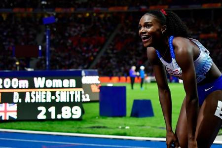 Müller über 200 m Achte - Zweites Gold für Asher-Smith