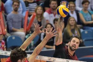 Volleyballer mit Grozer in Leipzig und Dresden gegen Brasilien