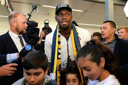 Bolt beginnt Fußball-Abenteuer in Australien: 