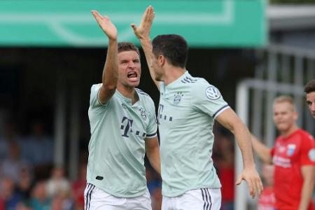 Bayern mit Stotterstart in die Pokalsaison: Zittersieg beim Dorfklub Drochtersen