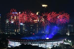 Asienspiele eröffnet: Nord- und Südkorea marschieren gemeinsam ein