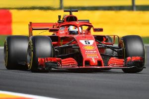 Vettel in Spa Schnellster im ersten Training