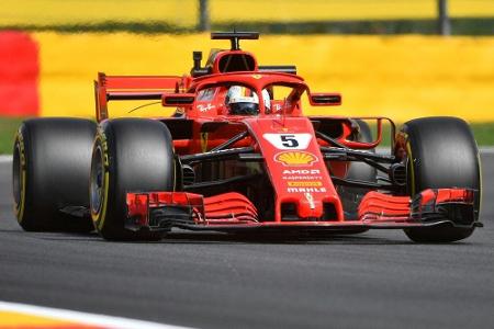 Formel 1: Ferrari und Räikkönen Tagessieger in Spa Formel 1: Ferrari und Räikkönen Tagessieger in Spa