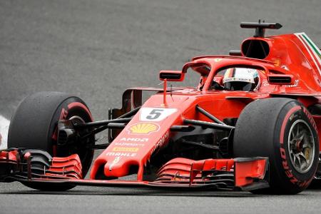 Formel 1: Vettel gewinnt in Spa vor Hamilton Formel 1: Vettel gewinnt in Spa vor Hamilton