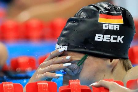 Freiwasser-EM: Beck schwimmt zum Auftakt zu Silber über 5 km Freiwasser-EM: Beck schwimmt zum Auftakt zu Silber über 5 km