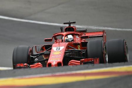 Vettel vor Räikkönen: Ferrari dominiert auch im letzten Spa-Training Vettel vor Räikkönen: Ferrari dominiert auch im letzten Spa-Training