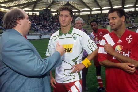 Reiner Calmund, Franco Foda und Ulf Kirsten nehmen sich 1993 mit Bayer Leverkusen viel vor, am Ende sind es aber die Werdera...