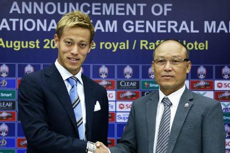 Honda wird Nationaltrainer von Kambodscha Honda wird Nationaltrainer von Kambodscha