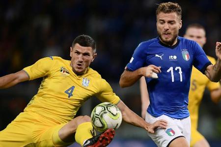 Italien nur 1:1 im Länderspiel gegen die Ukraine
