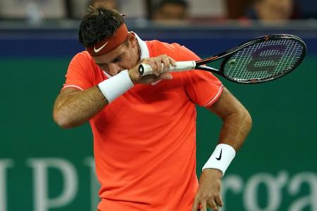 Kniescheibenfraktur: Saisonende für del Potro