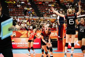 WM in Japan: Volleyballerinnen überraschen mit Sieg gegen Brasilien