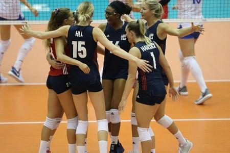 Volleyball-Weltmeister USA setzt Ausrufezeichen gegen Rekordchampion Russland