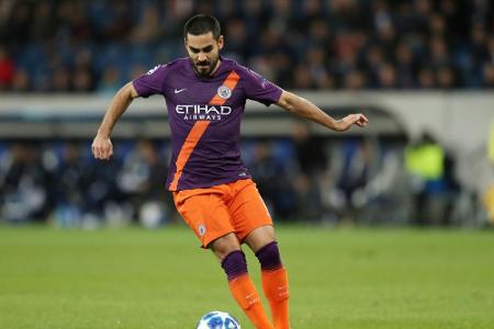 Gündogan am Oberschenkel verletzt Gündogan am Oberschenkel verletzt