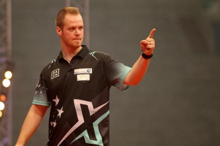 Hopp erreicht Viertelfinale der Darts-EM