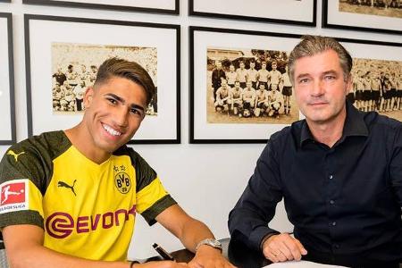 Achraf Hakimi (Real Madrid → Borussia Dortmund, Leihe bis Sommer 2020)