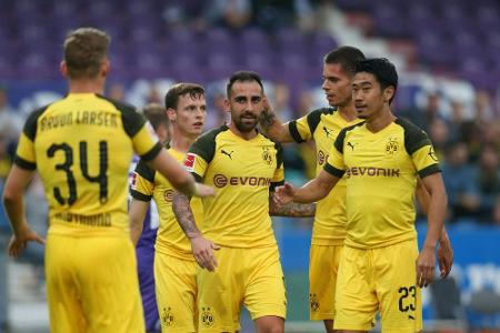 Dortmunder Bruun Larsen schießt Osnabrück ab - Alcacer torlos Dortmunder Bruun Larsen schießt Osnabrück ab - Alcacer torlos