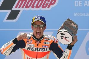 Sieg in Aragon - Marquez vor fünftem MotoGP-Titel