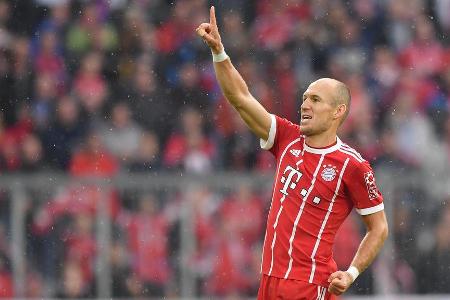 Platz 7: Arjen Robben - 98 Tore in 195 Spielen