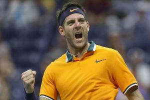 US Open: Del Potro und Stephens im Viertelfinale