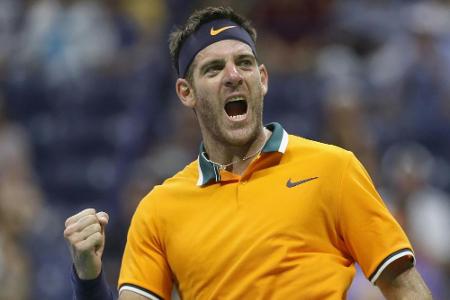 US Open: Del Potro und Stephens im Viertelfinale US Open: Del Potro und Stephens im Viertelfinale