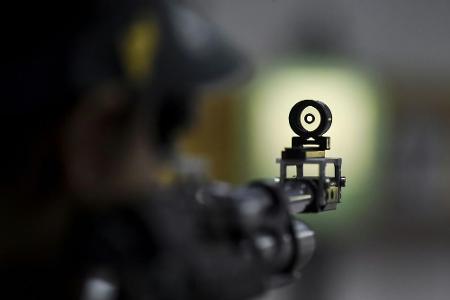 Sportschützin Straub WM-Achte mit dem Luftgewehr Sportschützin Straub WM-Achte mit dem Luftgewehr
