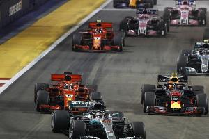 Formel 1: Hamilton siegt in Singapur - Vettel Dritter