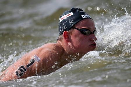 Freiwasserschwimmen: Beck und Muffels jeweils auf Platz zwei