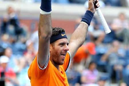 Del Potro nach Sieg über Isner im Halbfinale der US Open